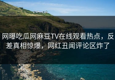 网曝吃瓜网麻豆TV在线观看热点，反差真相惊爆，网红丑闻评论区炸了