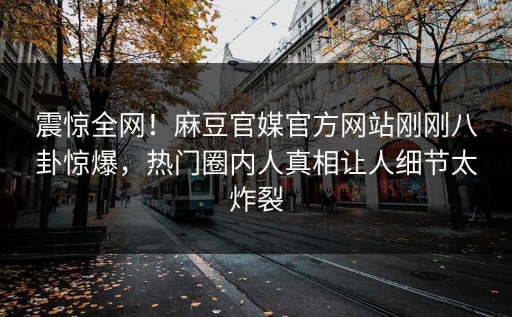 震惊全网！麻豆官媒官方网站刚刚八卦惊爆，热门圈内人真相让人细节太炸裂